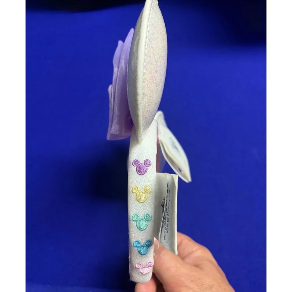 2026 Walt Disney World Parks Marquee Pastel White Minnie Mouse Ears Headband New